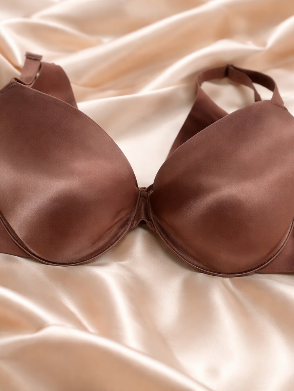 Soma Women’s Brown 40D Vanishing Back Full Coverage Plus Size Bra Comfort EUC